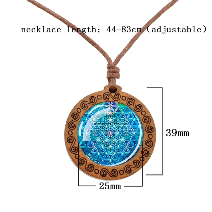 Buddhist%20Symbols%20Necklace%20Sri%20Yantra%20Mandala%20Glass%20Dome%20Vintage%20Wood%20Pendant%20Rope%20Charm%20Chains%20Necklaces%20Amulet%20Zen%20Yoga%20Jewelry%20-%20Image%203