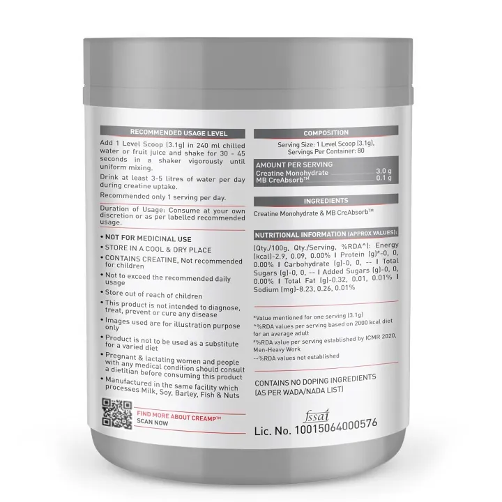 Muscleblaze%20Creatine%20Monohydrate%20CreAMP,%20250%20g%20-%20Image%209