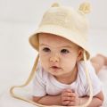 Newborn Baby Hat Summer Muslin Infant Bucket Hats for Girls Boys Cute Printed Fisherman Caps Toddler Kids Panama Sun Cap 3-12 M. 