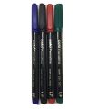 10/5/2/1Pcs Cello Permanent CD Marker OHP/CD/DVD Waterproof (Red/Black/Blue). 