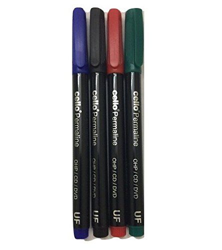 10/5/2/1Pcs%20Cello%20Permanent%20CD%20Marker%20OHP/CD/DVD%20Waterproof%20(Red/Black/Blue)%20-%20Image%204