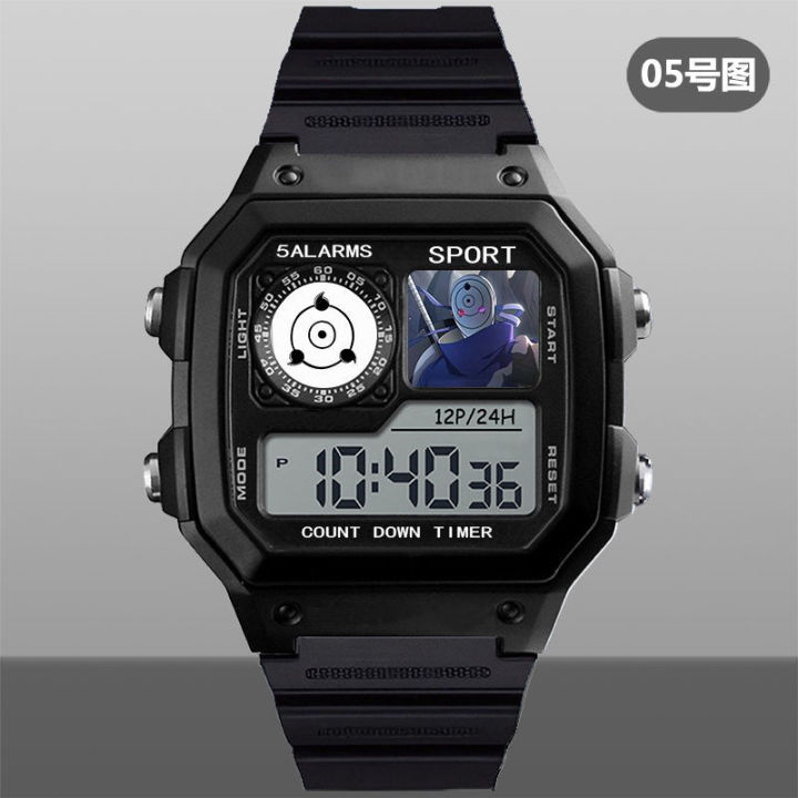 Naruto%20Watch%20Naruto%20Sasuke%20Obito%20Madara%20Children's%20Electronic%20Watch%20Alarm%20Clock%20Chronograph%20Wristwatch%20-%20Image%208