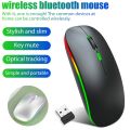 Tablet Phone Computer Bluetooth Wireless Mouse Charging/Battery mouse Luminous 2.4G USB. 