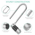 118mm Heavy Duty 5-Digit Combination Padlock Weatherproof Outdoor Security Code. 
