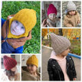 Cute Double Wool Pompom Baby Hat Children Cap Warm Autumn Winter Hats For Kids Boys Girls Knitted Warmer Beanie Caps Bonnet. 