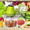 find black High-End Electric cooking machine Multi Purpose 2L High Speed Electric Grinder, Kitchen Grinder Vegetable Fruit Chopper Onion Garlic Shredder Slicer Mixer Blender Mincer,  Unique Blender System Design Food Processor, Mixer, Crusher, Mincer. 