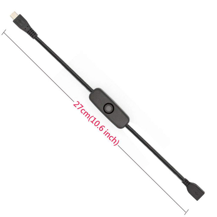 【VogueVenture】For Raspberry Pi Power USB Cable with ON/OFF Switch Power Control Toggle for Pi 3 Model B+/ B/2/Zero/w