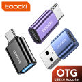 Toocki OTG USB 3.0 To Type C Adapter Micro To Type C Male To USB 2.0 Female Converter for Macbook Xiaomi Samsung OTG Connector. 