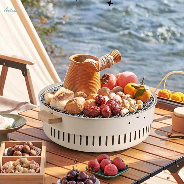 Barbecue%20furnace%20Grill%20Furnace%20with%20Grilled%20Net%20Carbon%20Barbecue%20Grill%20Camping%20Grill%20for%20Cooking%20Outside%20Camping%20Outdoor%20Indoor%20Garden%20-%20Image%203