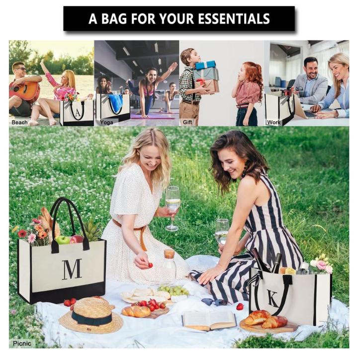 Personalized%20Initial%20Canvas%20Beach%20Bag,%20Monogrammed%20Gift%20Tote%20Bag%20for%20Women%20-%20Image%207