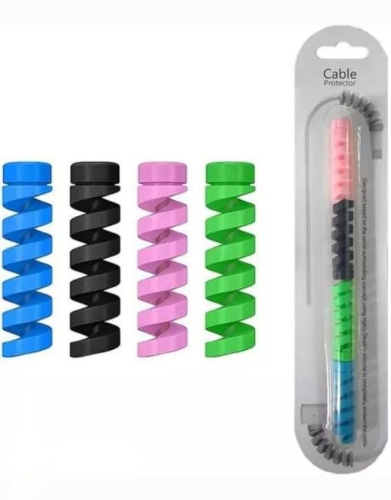 Cable%20Protector%20(4mcp)%20Saver%20Cover%20for%20Mobile%20Phone%20Lightning%20USB%20Charger%20Cable%20Cover%204%20Pcs%20-%20Image%203