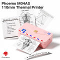 Phomemo M04AS Mini Portable Printer Paper Thermal Photo Printer Wireless Inkless Labeler 304dpi Label Maker Printer Machine. 