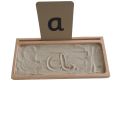 Wooden Semolina Writing Tray Children. 