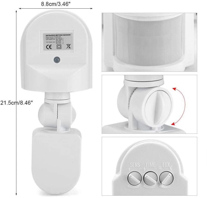 Motion%20Sensor%20Switch%20%20AC%20110V-240V,%20Automatic%20Dusk%20to%20Dawn%20Infrared%20Body%20Motion%20PIR%20Sensor,%20180%20Degree%20Motion%20Security%20Floodlight%20Sensor%20Detector%20(White)%20-%20Image%204