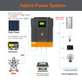 PowMr 1KW 12V Hybrid Solar Inverter 230Vac PV Start Voltage 20Voc Built In 80A MPPT Solar Charge Controller 50/60Hz Auto Pure Sine Wave Inverter. 
