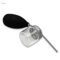 Aluminum Cap Silicone Talc Powder Blower Puffer Barbers Hairdressers Talcum Dispenser Spray Bottle. 