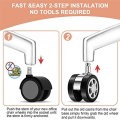 Office Chair Caster Wheels Replacement Spare Parts Accessories Caster Desk Chair Wheels, Rolling Wheels , Chair Casters for Hardwood Floors. 