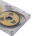 Reel To Reel Blank Cassette Tape Blank Sound Cassette Tape 50 Minutes Normal Bias Double Sided Transparent Box for Music Recording. 