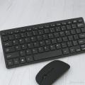 2.4G Wireless Keyboard And Mouse Kit Keypad Ultra-Slim For PC Laptop Computer Accessories Black Keyboards. 