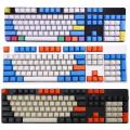 108Pcs/Set PBT Color Key Cap Keycaps Mechanical Keyboard. 