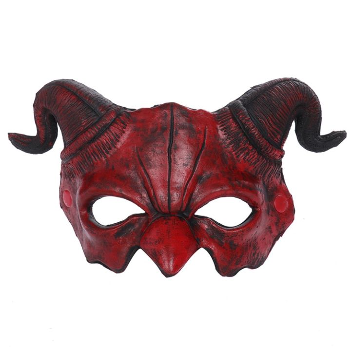 Halloween%20Masquerade%20RP%20Mask%20Scary%20Red%20Half%20Face%20Horn%20Devil%20Mask%20for%20Cosplay%20Costume%20-%20Image%207