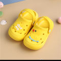 Baby Boy Slippers Children's Indoor Antiskid Shoe Outing Cartoon Baby Girl Soft Bottom Toddler Toe Cap Slippers Hole Shoes. 