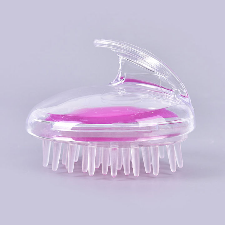 Silicone Head Body Massager Shampoo Scalp Massage Brush Hair Washing Comb Body