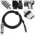 Computer Lock Cable 4-Digital USB Password Unlock Notebook Security. 