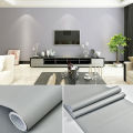 Vinyl Matte White Wallpapers Solid Color Contact Paper Self-Adhesive Wall Sticker Furnitures Covering Home Decor Walll in Rolls. 