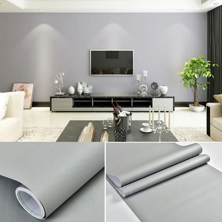 Vinyl%20Matte%20White%20Wallpapers%20Solid%20Color%20Contact%20Paper%20Self-Adhesive%20Wall%20Sticker%20Furnitures%20Covering%20Home%20Decor%20Walll%20in%20Rolls%20-%20Image%204