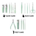 Manicure Set Stainless Steel Nail Cutter Fingernail Clippers Trimmer Eyebrow Scissor Ear Spoon Facial Care Manicure Manicure Beauty 19 PC Tool Kit. 