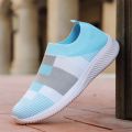Women Sneakers Walking Shoe Woman Lightweight Loafers Tennis Casual Ladies Fashion Slip on Sock Vulcanized Shoes Plus Size 2022. 