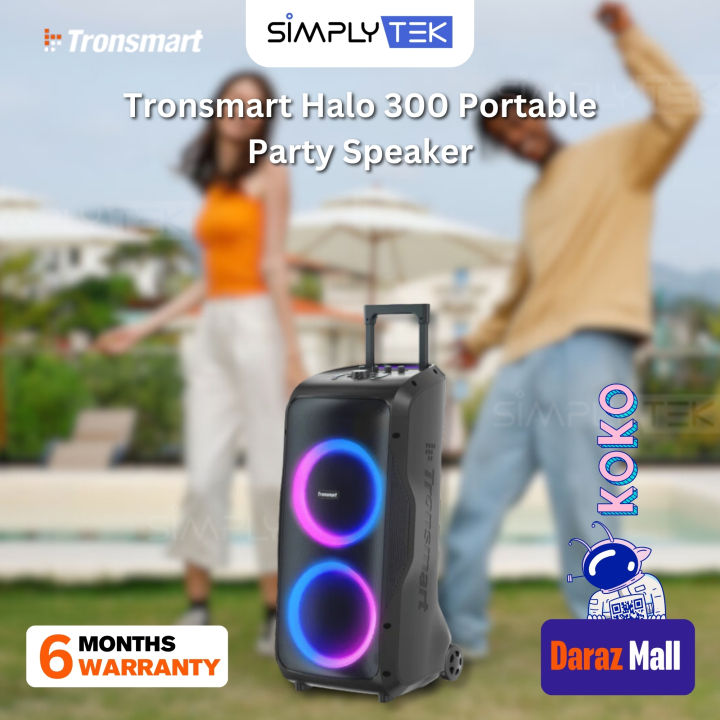 Tronsmart Halo 300 Portable Party Speaker 240W Surging Sound 270° Wider Soundstage