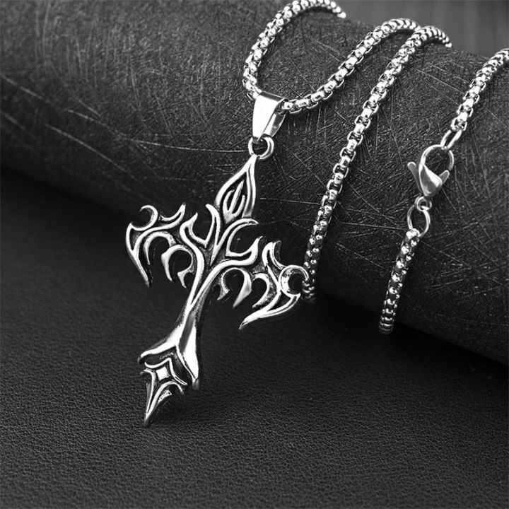 Fashion%20Vintage%20Flame%20Cross%20Pendant%20Necklace%20For%20Women%20Men%20Long%20Chain%20Punk%20Goth%20Trendy%20Accessories%20Choker%20Gothic%20Jewelry%20-%20Image%206