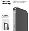 SD High Quality Premium Protective Tempered Glass For iPhone 15 Pro Tempered Glass Super D Shining Curved Edge Film Full Glue Cover iPhone Screen Protector. 