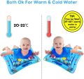 Tummy Time Water Mat Inflatable Baby Water Play Mat for Kids Perfect Sensory Toys Baby Early Development Activity Centers for Infants & Toddlers 3 to 24 Months Newborn Girls Boys. 