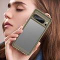 lthmy for Google Pixel 8 Pro case Transparent Hard Back with Shockproof Enhanced Side Protective Bumper Phone Cover. 
