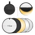 110cm 5 in 1 Photo Background Panels Photography Reflector Board Set. 