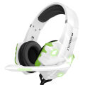 Python Fly G9000max Gaming Headset with Noise Isolating 120° Adjustable Omnidirectional Mic 40mm Driver Unit White. 