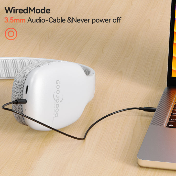 GOOJODOQ%20J218%20Wireless%20Headphones%20Bluetooth%205.3%20Earphones%20Foldable%20Gaming%20Headset%20Sport%20Headphone%20with%20Mic%20Music%20Earbuds%20200mAh%20-%20Image%202
