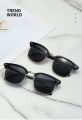 Best quality classic sunglasses unisex wood look sunglasses Vintage Fashion Glasses Lunette Shades  Sunglasses Women Luxury Rimless De Small Flyers. 