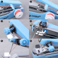 Portable Mini Manual Sewing Machine Simple Operation Sewing Tools Sewing Cloth Fabric Handy Needlework Tool 1Pcs. 