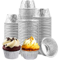 EITGZWAS Aluminum Foil Ramekin Aluminum Foil Paper Cup 450 Pack Ramekin Disposable Aluminum Foil Baking Cup. 