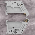 50Pcs 35mm DIN Rail Terminal Block End Stopper Mounting Clips. 