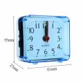 Alarm Clock Bedside Small Silent No Tick Alarm Clock Quartz Battery Operated Wake Up Clocks Home Table Desk Decoration Kansai Time Piece. 