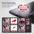 HXSJ Veikk A15Pro Di-Gital Drawing Tablet 10X6 Inch Active Area Graphic Tablet 5080Lpi Resolution Type-C With Charge-F-Ree Passive Pen Red. 
