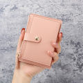 Yfashion Women Short Wallet 3-folds PU Leather Horizontal Square Purse ID Bank Card Money Holder. 