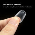 120pcs XXS Extra Short Square Nail Tips Half Matte Pre-shaped Nail for Small Nail Bed Poly Nail Extensions Press on Nails. 