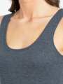 Charcoal Melange Thermal Camisole. 