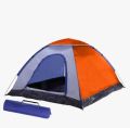 Outdoor 6-person Single-Layer Shade Camping Tent Manual-Tourism-Style Camping Tent. 